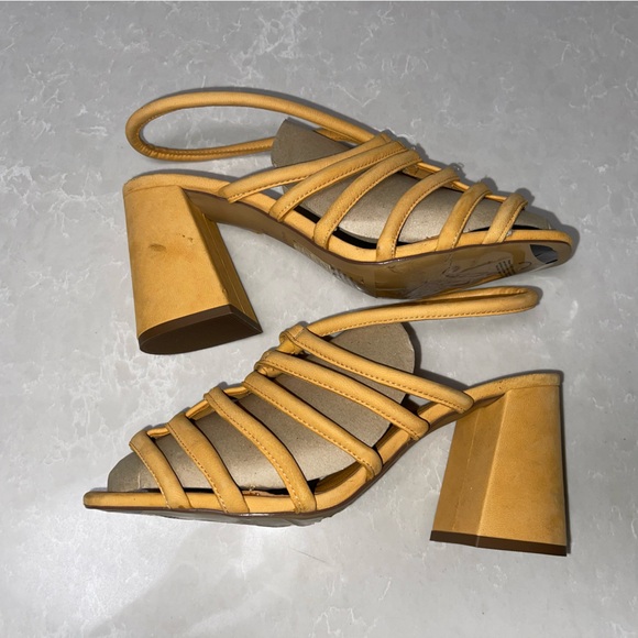 Free People Colette Cinched Sandals Block Heel - Picture 6 of 11